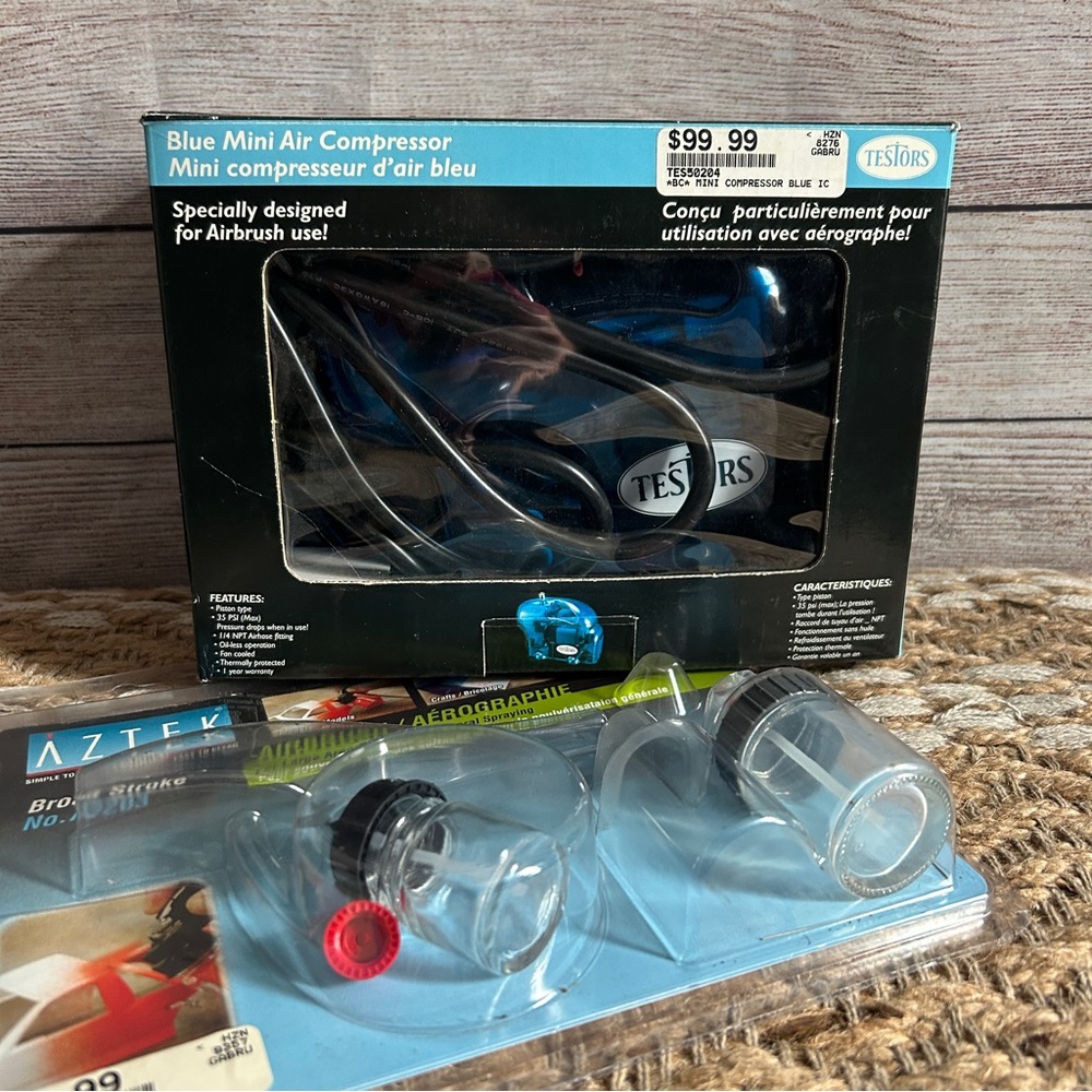 Testors Blue Mini Air Compressor